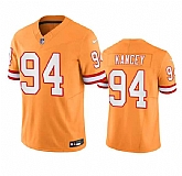 Men's Tampa Bay Buccaneers #94 Calijah Kancey Orange Throwback Limited Stitched Jersey,baseball caps,new era cap wholesale,wholesale hats
